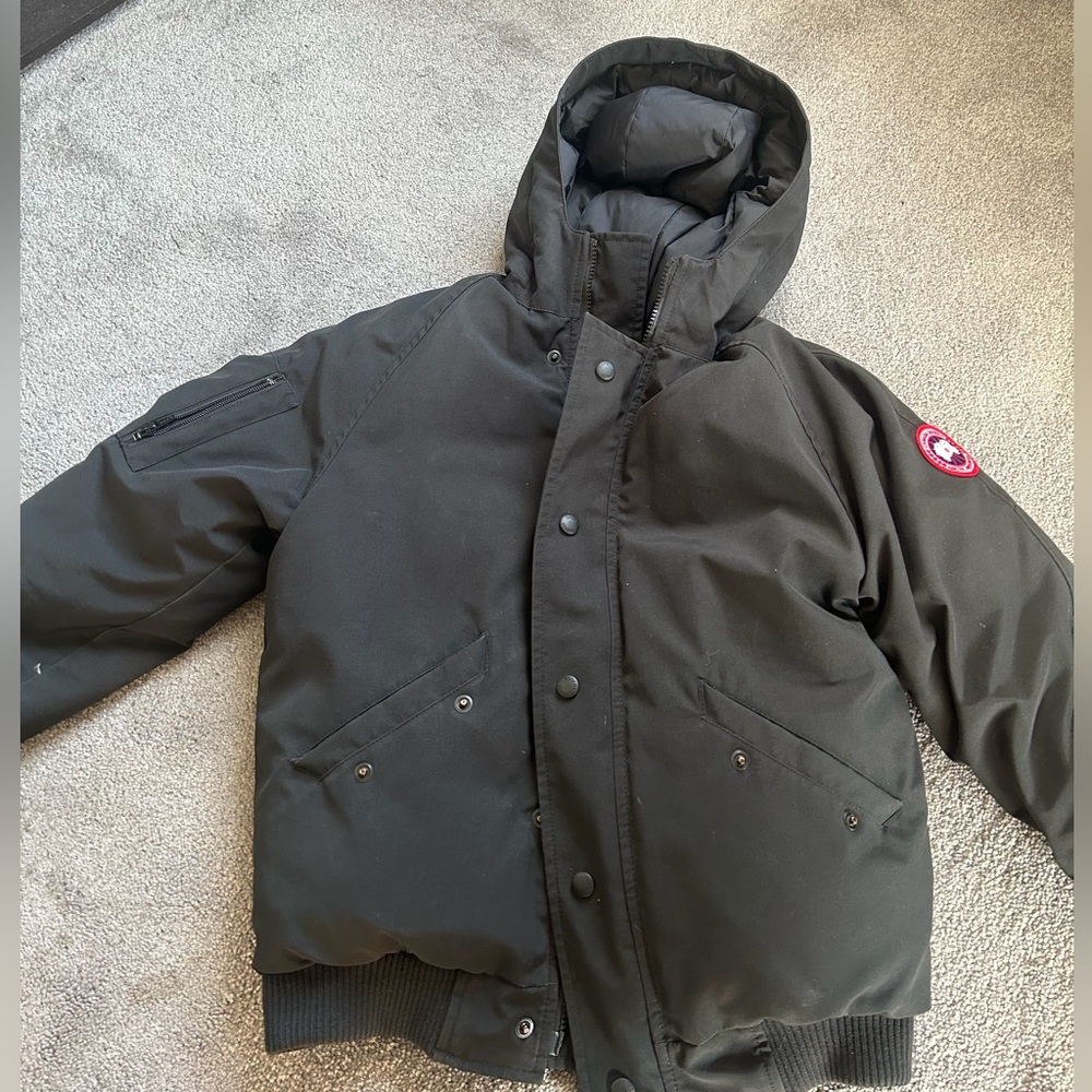 Canada Goose Charcoal Puffer Coat
